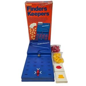 Finders Keepers Game -Vintage 1977 Schaper- Metal Marble - Complete Set